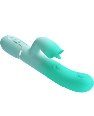 PRETTY LOVE GIGI VIBRADOR RABBIT MULTIFUNCION VERDE AGUA
