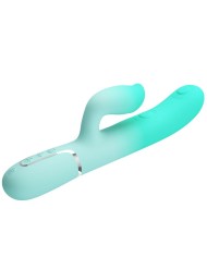 PRETTY LOVE GIGI VIBRADOR RABBIT MULTIFUNCION VERDE AGUA
