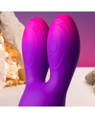 ROCKS OFF GLO GIRL BUNNY VIBRADOR FLEXIBLE MORADO
