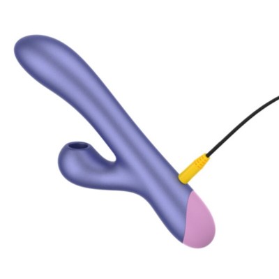 ROMP PULSE VIBRADOR RABBIT DUAL PUNTO G AZUL ELECTRICO