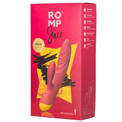 ROMP JAZZ VIBRADOR RABBIT RECARGABLE ROJO