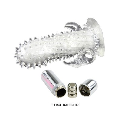 BAILE BRAVE MAN EXTENSION PENE VIBRADOR RABBIT