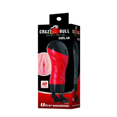 CRAZY BULL FLORA VAGINA CON BASE MASTURBADOR VOZ