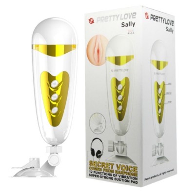 PRETTY LOVE MASTURBADOR MASCULINO CON VIBRACION Y SONIDO SALLY