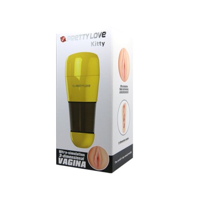 PRETTY LOVE MASTURBADOR MASCULINO KITTY ULTRA SIMULACION VAGINA