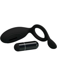 PRETTY LOVE ETHEL ANILLO VIBRADOR CON ESTIMULADOR