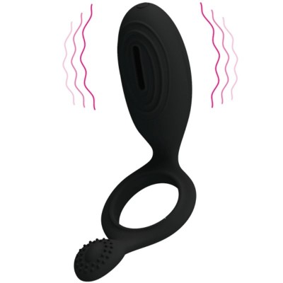 PRETTY LOVE ETHEL ANILLO VIBRADOR CON ESTIMULADOR