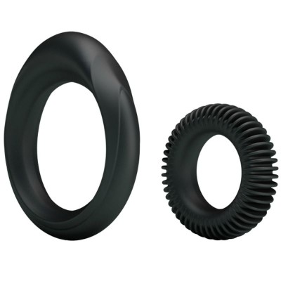 BAILE KIT 2 ANILLOS SILICONA RING MANHOOD