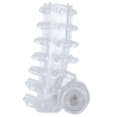 CASUAL LOVE RING FUNDA PENE VIBRADOR TRANSPARENTE