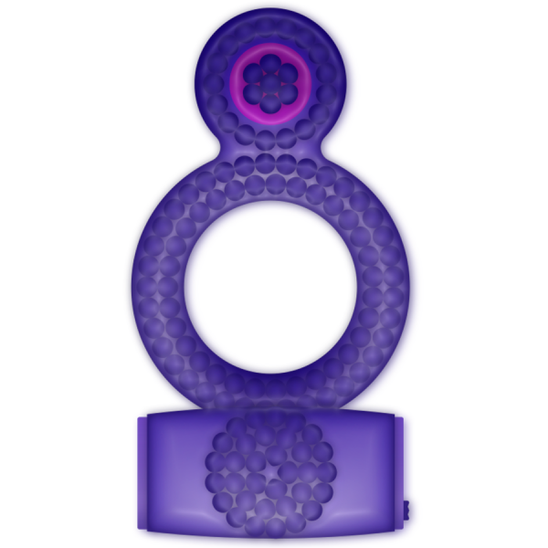 CASUAL LOVE RING DOUBLE PLEASURE ANILLO LILA