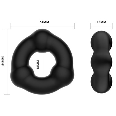 CRAZY BULL ANILLO SILICONA CON NODULOS