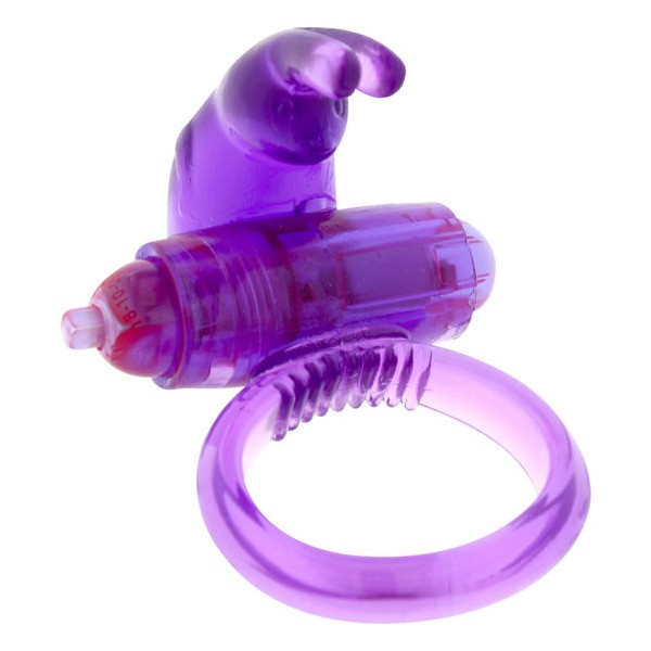 SEVEN CREATIONS ANILLO VIBRADOR DE SILICONA LILA