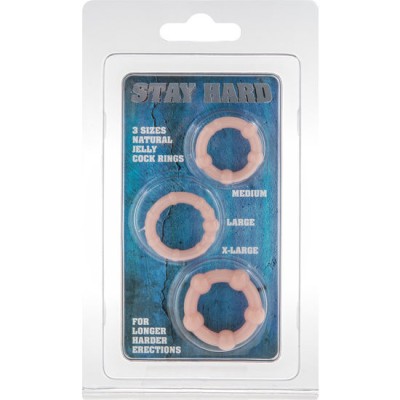 SEVEN CREATIONS JUEGO TRES ANILLOS PENE SKIN