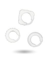ADDICTED TOYS SET 3 ANILLOS PENE CLEAR