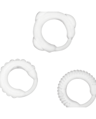 ADDICTED TOYS SET 3 ANILLOS PENE CLEAR