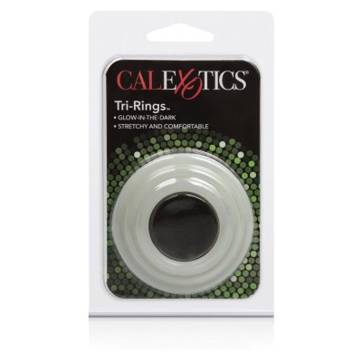 CALEXOTICS SET TRES ANILLAS BRILLO EN LA OSCURIDAD
