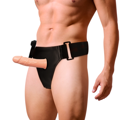 HARNESS ATTRACTION ARNES HUECO GREGORY CON VIBRADOR 165 CM O 43 CM