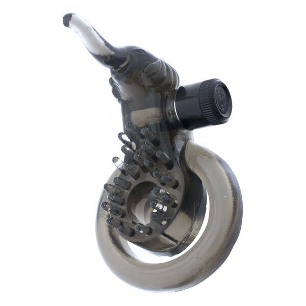 SEVEN CREATIONS ANILLO VIBRADOR CON ELEFANTE ESTIMULADOR