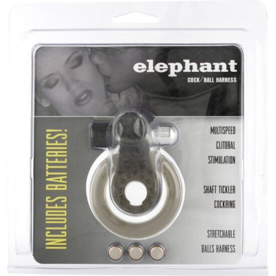 SEVEN CREATIONS ANILLO VIBRADOR CON ELEFANTE ESTIMULADOR