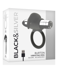 BLACKSILVER BURTON ANILLO RECARGABLE 10 MODOS VIBRACION