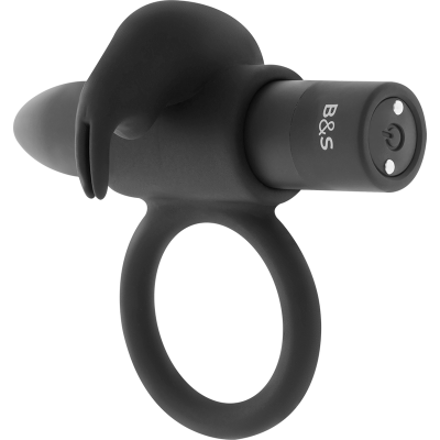BLACKSILVER BURTON ANILLO 10 MODOS VIBRACION NEGRO