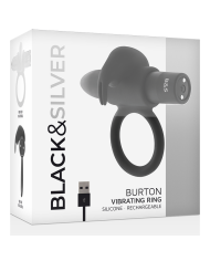 BLACKSILVER BURTON ANILLO 10 MODOS VIBRACION NEGRO