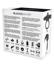 BLACKSILVER BURTON ANILLO 10 MODOS VIBRACION NEGRO
