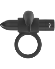 BLACKSILVER BURTON ANILLO 10 MODOS VIBRACION NEGRO