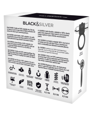 BLACKSILVER CAMERON ANILLO RECARGABLE SILVER