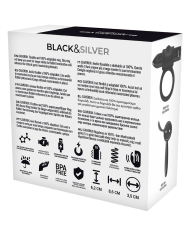 BLACKSILVER CAMERON ANILLO RECARGABLE NEGRO