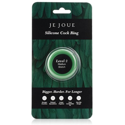 JE JOUE ANILLO SILICONA VERDE ESTRANGULAMIENTO MEDIO