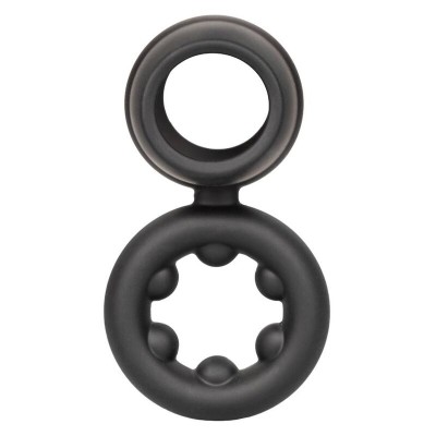 CALEXOTICS ALPHA DUAL MAGNUM RING NEGRO