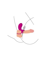 XOCOON ANILLO VIBRADOR PARA PAREJAS FUCSIA
