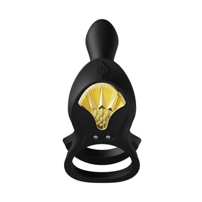 ZALO BAYEK ANILLO VIBRADOR CONTROL REMOTO PAREJAS NEGRO