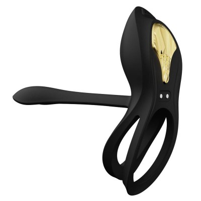 ZALO BAYEK ANILLO VIBRADOR CONTROL REMOTO PAREJAS NEGRO