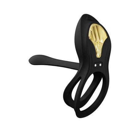 ZALO BAYEK ANILLO VIBRADOR CONTROL REMOTO PAREJAS NEGRO
