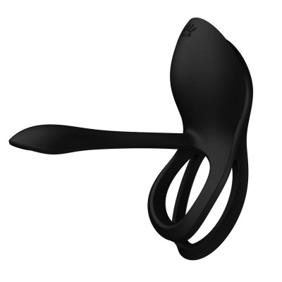 ZALO BAYEK ANILLO VIBRADOR CONTROL REMOTO PAREJAS NEGRO