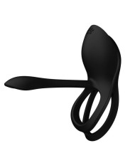 ZALO BAYEK ANILLO VIBRADOR CONTROL REMOTO PAREJAS NEGRO