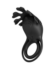 PRETTY LOVE RUBEN ANILLO VIBRADOR 7 VIBRACIONES SILICONA NEGRO