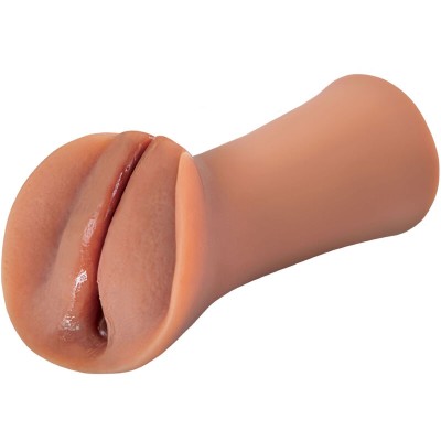 FETISH FANTASY EXTREME MASTURBADOR MASCULINO SILICONA SLIPPERY SLIT CARAMELO