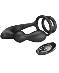 PRETTY LOVE MARSHALL ANILLO PARA PENE PLUG ANAL VIBRATORIO CONTROL REMOTO