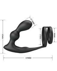 PRETTY LOVE MARSHALL ANILLO PARA PENE PLUG ANAL VIBRATORIO CONTROL REMOTO