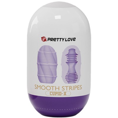 PRETTY LOVE HUEVO MASTURBADOR SMOOTH STRIPES CUPID