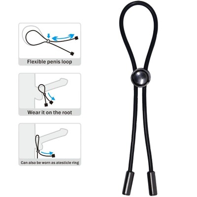 PRETTY LOVE CUERDA ANILLO PENE Y TESTICULOS