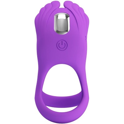 PRETTY LOVE SILAS ANILLO VIBRADOR 7 VIBRACIONES SILICONA LILA