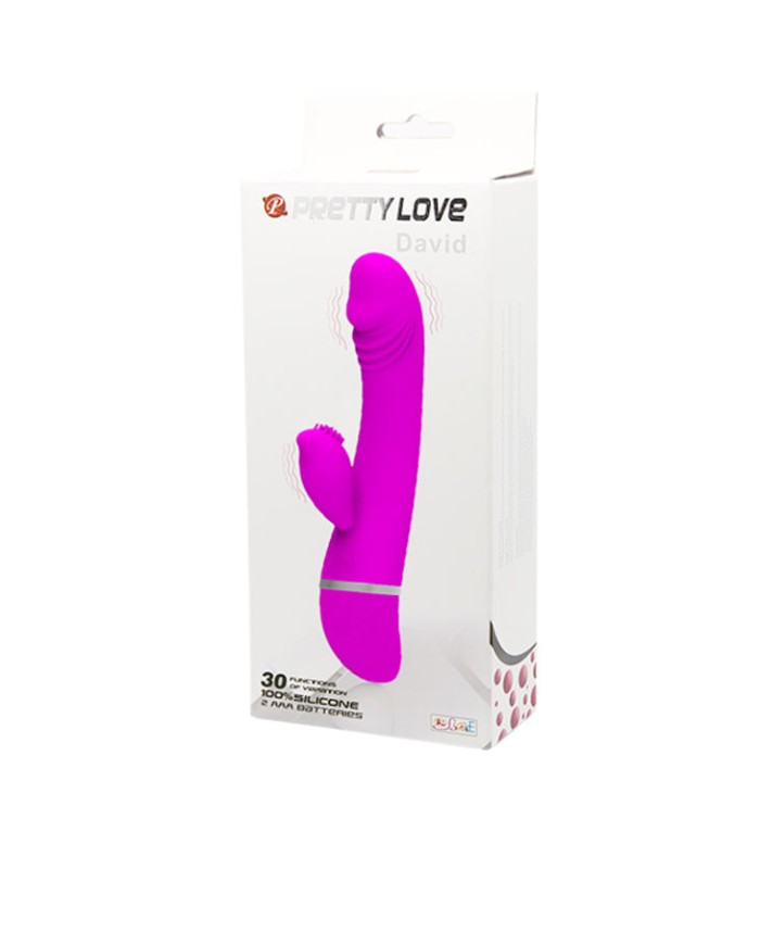 PRETTY LOVE FLIRTATION VIBRADOR CON RABBIT DAVID