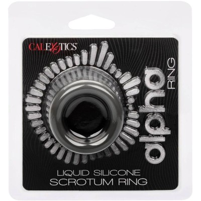 CALEXOTICS ALPHA ANILLO EXTENSION ESCROTO DOBLE NEGRO