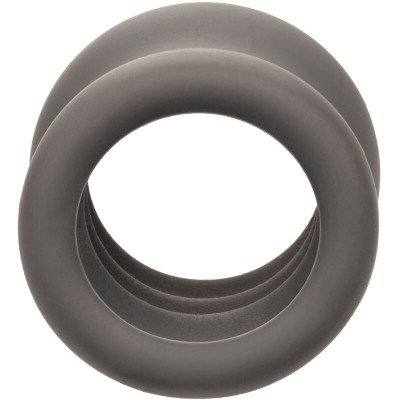 CALEXOTICS ALPHA ANILLO EXTENSION ESCROTO DOBLE NEGRO