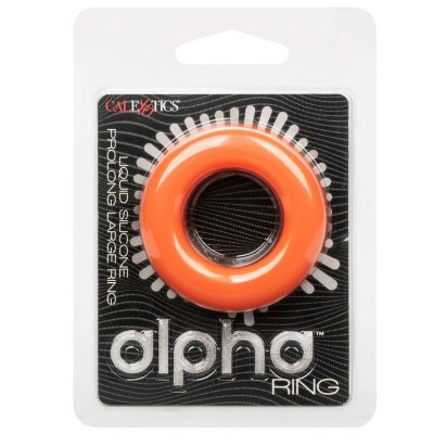 CALEXOTICS ALPHA ANILLO PROLONG GRANDE NARANJA
