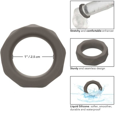 CALEXOTICS ALPHA ANILLO PROLONG PRISMTICO GRIS